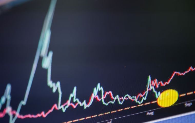 En el mercado local, el S&P Merval retrocedi&oacute; 2% en pesos y 2,8% en d&oacute;lares, con bajas de hasta 6% en varias acciones l&iacute;deres