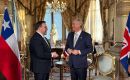El presidente chileno Kast con el ministro del Foreign Office del Reino Unido para Am&eacute;rica Latina y el Caribe, Chris Elmore.