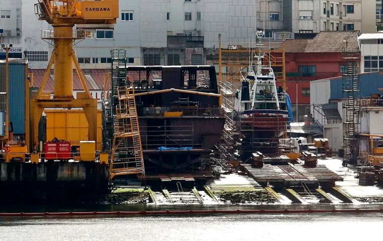 El contrato, firmado durante la administraci&oacute;n de Luis Lacalle Pou, contemplaba la construcci&oacute;n de dos buques tipo OPV para la Armada Nacional