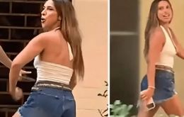 Páez fue filmada realizando gestos racistas contra empleados de un bar en el barrio de Ipanema