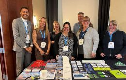 Los representantes de las Falklands en la reuni&oacute;n anual de la IAATO