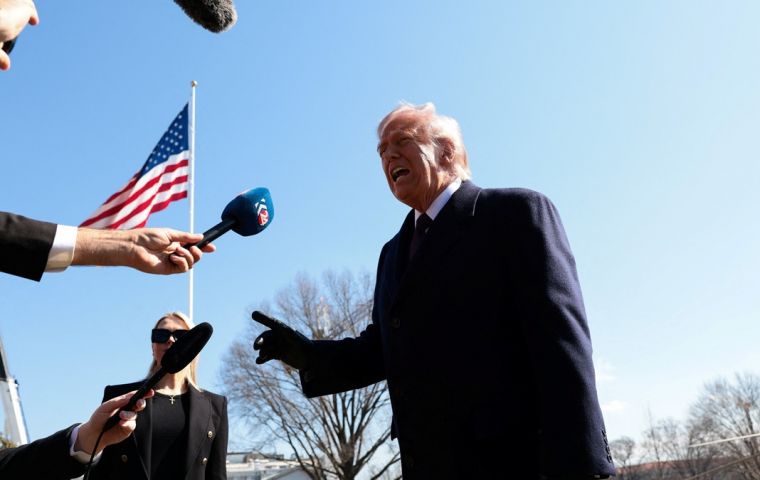 Creo que le vamos a dar un vuelco, respondi&oacute; Trump al ser consultado sobre la posibilidad de que Cuba se incline hacia Estados Unidos