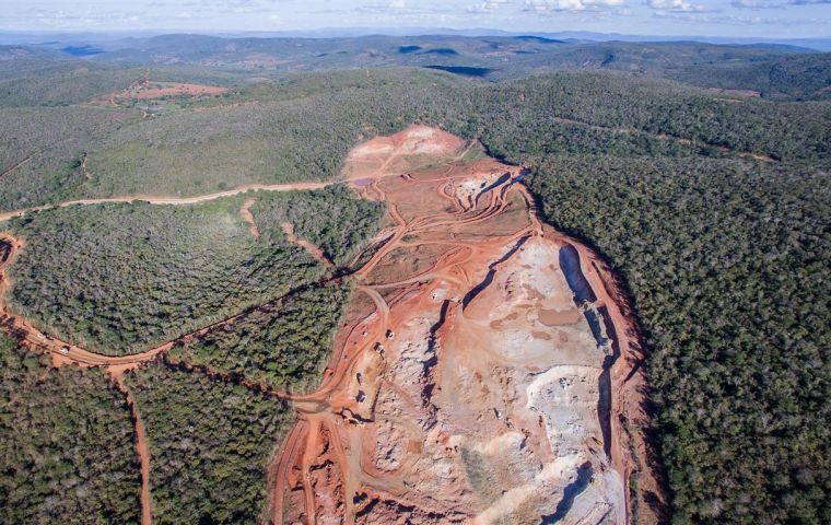 La unidad de extracci&oacute;n de uranio se localiza en el municipio de Caetit&eacute;, en el estado nororiental de Bah&iacute;a, y es operada por la estatal Industrias Nucleares do Brasil (INB)