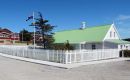 La cl&aacute;sica Gilbert House, por a&ntilde;os sede del Legislativo de las Falklands