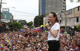 M&aacute;s de 500.000 venezolanos han cruzado el Dari&eacute;n en busca de libertad. Muchos se quedaron en el camino, afirm&oacute; Machado durante su intervenci&oacute;n en el pleno del Parlamento paname&ntilde;o