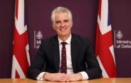 James Cartlidge, ministro de Defensa en la sombra, afirm&oacute; que la soberan&iacute;a de las Falklands no est&aacute; en discusi&oacute;n.