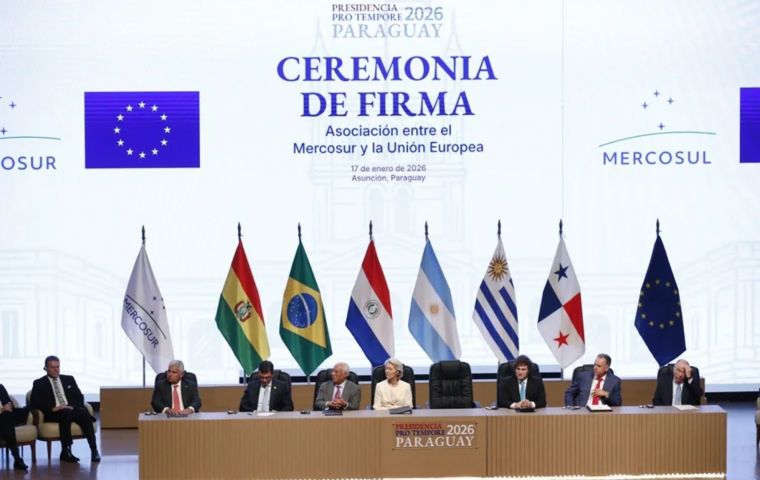 El cap&iacute;tulo comercial del pacto entre ambos bloques entr&oacute; en vigor de forma provisional el 1 de mayo, tras m&aacute;s de 25 a&ntilde;os de negociaciones