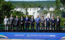 La foto oficial de la Cumbre del Mercosur en Brasil, a finales de 2025
