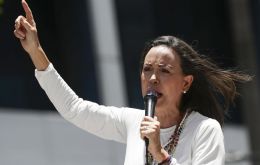 Machado sali&oacute; de Venezuela a finales de 2025 para recibir el Nobel de la Paz y ha reclamado el apoyo del presidente de Estados Unidos, Donald Trump, para lograr un cambio de gobierno