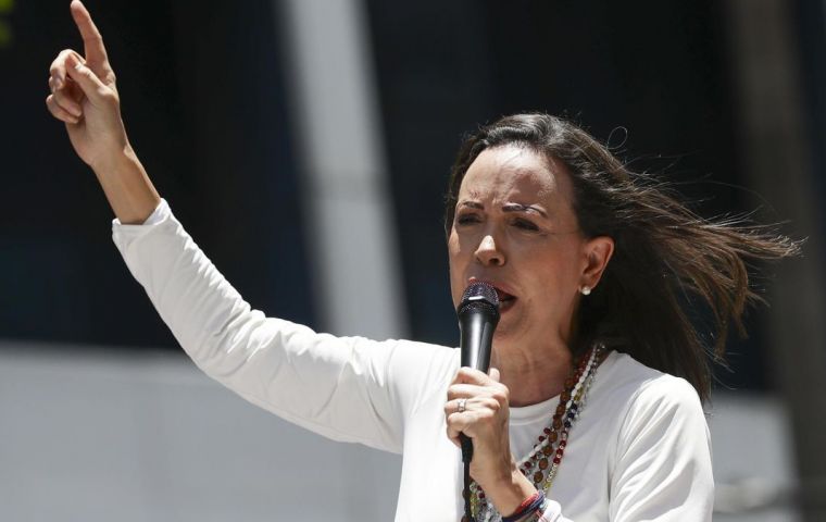 Machado sali&oacute; de Venezuela a finales de 2025 para recibir el Nobel de la Paz y ha reclamado el apoyo del presidente de Estados Unidos, Donald Trump, para lograr un cambio de gobierno