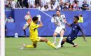 Lionel Messi adelant&oacute; a la campeona del mundo en el minuto 28, con un control con la zurda y un remate ajustado tras una asistencia de Lisandro Mart&iacute;nez
