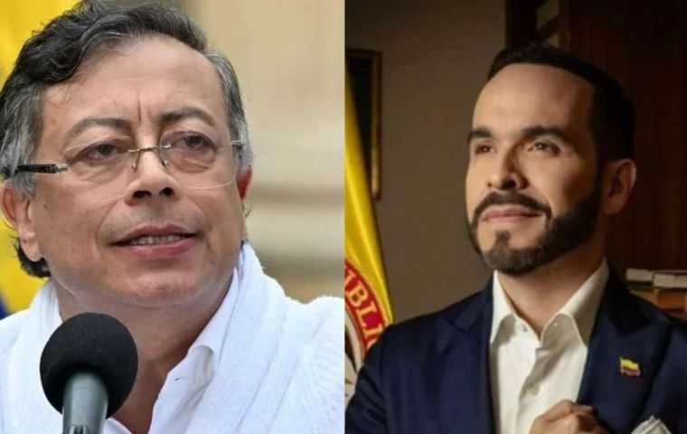 &ldquo;Yo no puedo aceptar un presidente, y por eso no voy a estar el 7 de agosto en ninguna parte, ni a darle la mano; all&aacute; &eacute;l, que lo diga, pero &eacute;l sabe por qu&eacute;, porque eso es un fraude&rdquo;, dijo Petro