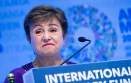 Georgieva escribió que está satisfecha de encontrarse en Uruguay y con interés por conocer más sobre un país que, según sus palabras, ha construido un sólido historial de estabilidad macroeconómica