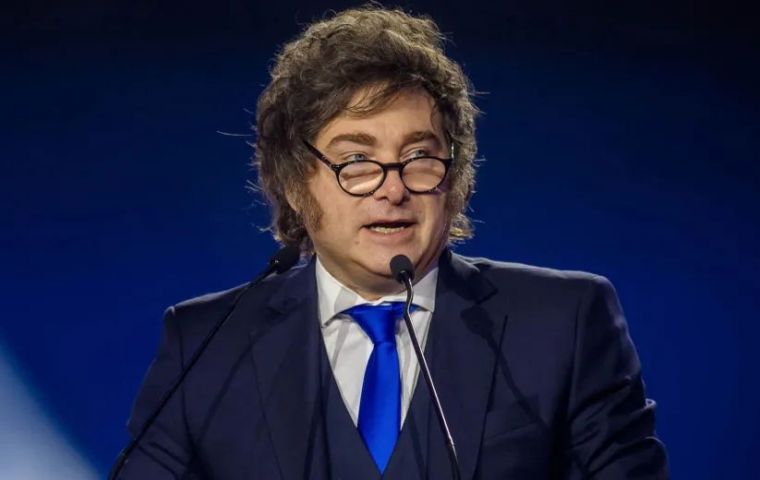 Milei had already confirmed weeks earlier, at an event at the Buenos Aires Stock Exchange, that he would seek a second term