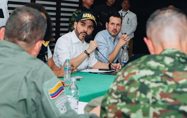 El Gobierno colombiano emiti&oacute; el martes una nota verbal en la que pide apoyo a la comunidad internacional con requerimientos espec&iacute;ficos