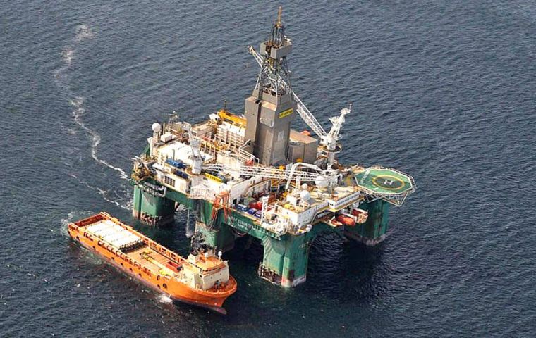 El activo incorporado tiene un costo total de US$ 125 millones y estar&aacute; destinado a la denominada &aacute;rea central de desarrollo (CDA) del yacimiento Sea Lion.