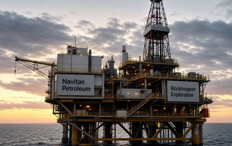 Los t&iacute;tulos de Rockhopper Exploration llegaron a retroceder m&aacute;s del 10% en la Bolsa de Londres, hasta 69 peniques, en las primeras operaciones