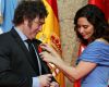 Milei llega a Madrid en plena campaña española y se reunirá con Ayuso, pero no con Sánchez