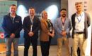 Integrantes de la comunidad empresarial de Falklands hablan con sus contrapartes de Punta Arenas. Foto: Corporaci&oacute;n para el Desarrollo de las Islas Falkland