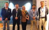 Integrantes de la comunidad empresarial de Falklands hablan con sus contrapartes de Punta Arenas. Foto: Corporaci&oacute;n para el Desarrollo de las Islas Falkland