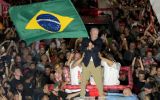La ca&iacute;da de los futuros del Ibovespa alcanz&oacute; el l&iacute;mite permitido poco despu&eacute;s de la apertura y oblig&oacute; a suspender temporalmente la negociaci&oacute;n, por lo que la Bolsa de S&atilde;o Paulo