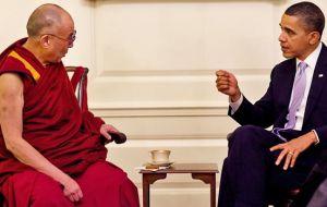 Obama recibe al Dalai Lama en la Casa Blanca