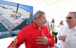 Lula da Silva y Raúl Castro cuando se lanzó el proyecto de zona franca de desarrollo al estilo de China continental 