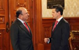El presidente del banco Botín es recibido por el mandatario mexicano Peña Nieto 