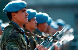 Las tropas uruguayas se encuentran en Haití en cooperación con la ONU en la operación de mantenimiento por la Paz