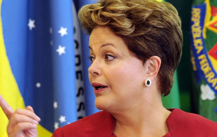 Rousseff instruyó a ministros y diplomáticos que se avance con celeridad hacia la instalación de una mesa