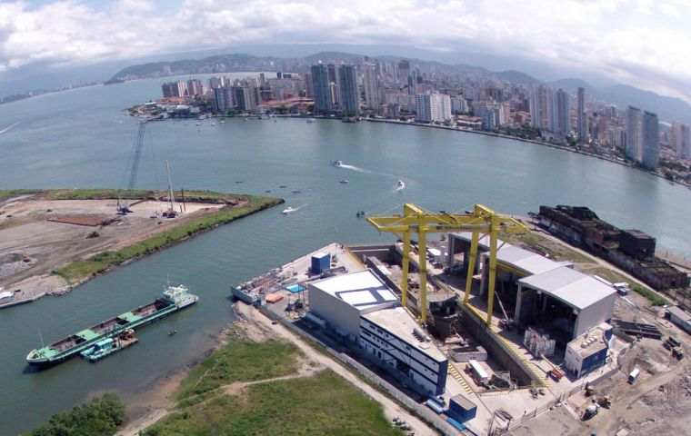 Guarujá y Santos fueron dos de las terminales concesionadas en el estado de San Pablo 
