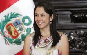 La carismática y simpática Nadine Heredia, algo más que Primera Dama del Perú
