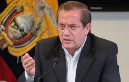 El canciller ecuatoriano Patiño espera que la presencia de la presidenta electa Bachelet ayude a fortalecer la organización  