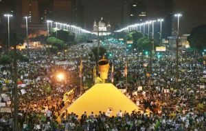 El gobierno brasileño teme la repetición de las protestas del año pasado cuando la Copa de Confederaciones 