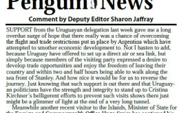 La editorial del Penguin News habla de un destello de luz al final de un largo túnel.