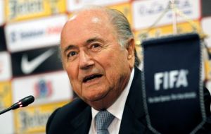 Según Blatter dirigentes de FIFA corrieron riesgos durante las manifestaciones cuando la Copa Confederaciones 