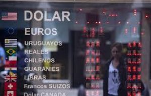 En enero el gobierno argentino devaluó la moneda un 22% frente al dólar en tanto el paralelo saltó a más de 11 Pesos 