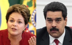 La información es de Valor Económico, el cual también puntualiza que la relación de Rousseff con Maduro no es la misma que Lula da Silva/Chávez  