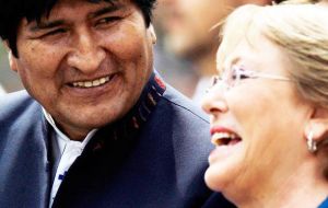 Morales y Bachelet, se volverán a ver como presidentes 