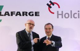 Soiron y Lafarge celebran el anuncio de la super empresa con una facturación anual de 32.000 millones de Euros 