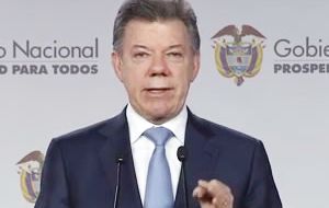 El presidente de Colombia dijo que su debe es cumplir la ley