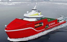 El prototipo de la nave que estará operativa para la temporada polar del 2019