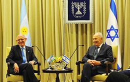 El canciller argentino con el presidente de Israel con vistas a reconstruir las relaciones 