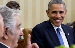 Mujica y Obama en la Casa Blanca