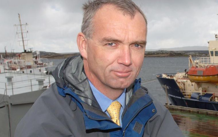 John Barton advirtió que Illex está bajo una gran presión en todo el Atlántico SW