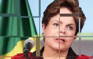 La popularidad de Dilma viene en caída y ya se vislumbra la posibilidad de una segunda vuelta electoral 
