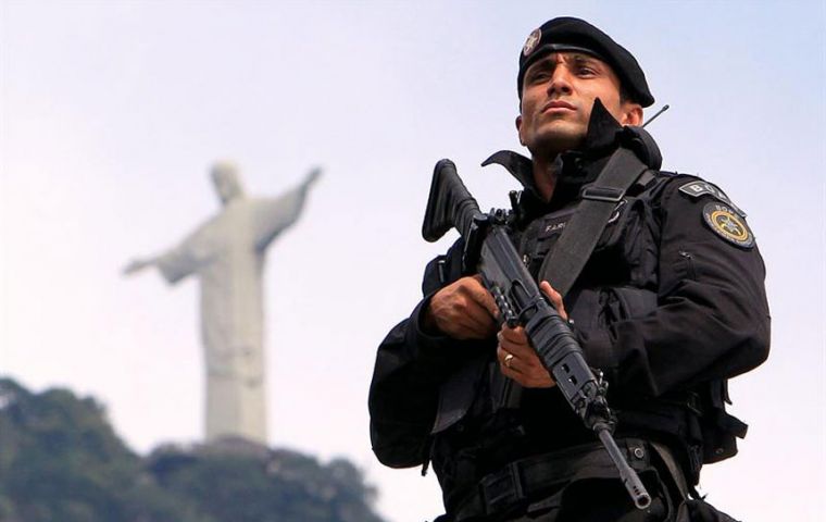 Las movilizaciones de la policía y otros sindicatos ocasionaron situaciones de caos en Rio, Sao Paulo y otras grandes ciudades del país. 