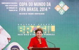La presidenta quiere garantizar que se tratará de una “Copa segura”