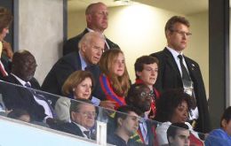 El vice-presidente Biden asistió en Natal al partido inaugural de EE.UU. contra Ghana