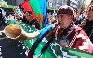 Los mapuches en el sur de Chile se han visto envueltos en acciones a veces violentas en reclamo de tierras ancestrales 